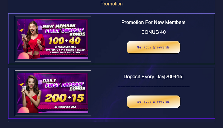 JOY7 promotion page - i-claim ang iyong JOY7 bonus dito